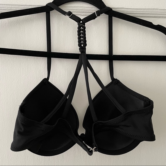 NWOT H&M Push Up Bikini Top with Metal Accents - Picture 6 of 8